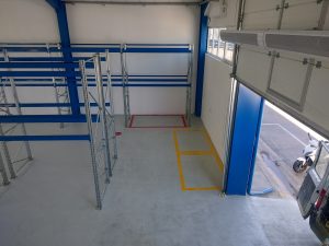Obeležavanje paletnih mesta i karantina u magacinu