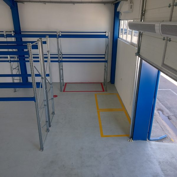 Obeležavanje paletnih mesta i karantina u magacinu