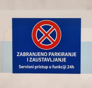 Znak zabranjeno parkiranje i zaustavljanje