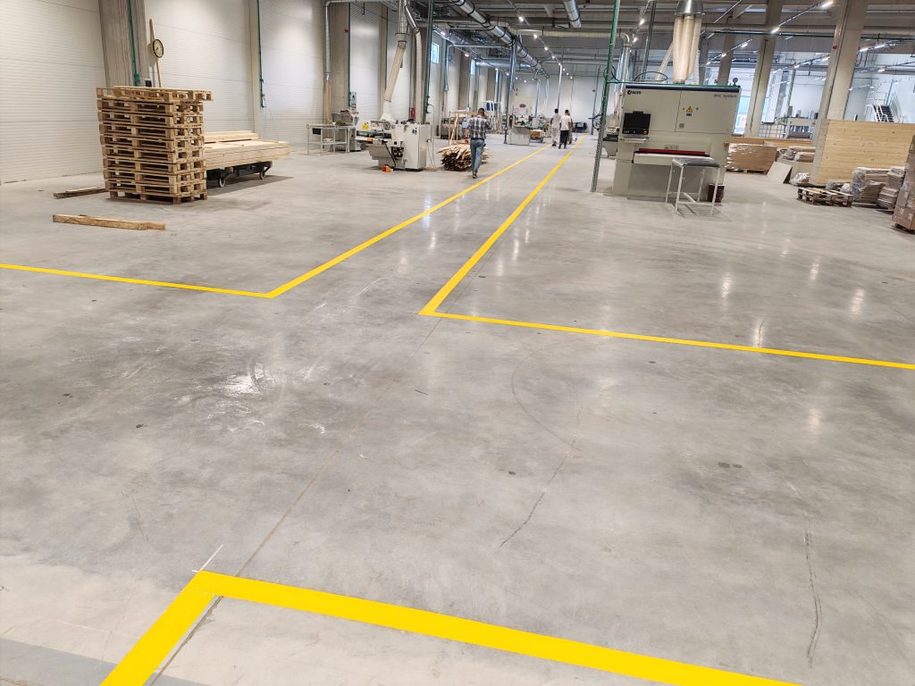 Obeležavanje industrijske hale